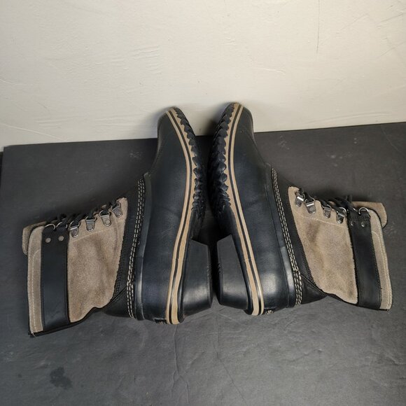 Sorel Boots Womens 10 Fancy Lace II Winter Snow Leather Duck Boots DNL-2125 - Picture 10 of 13